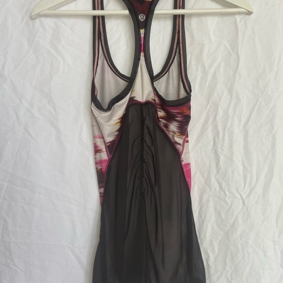 LULULEMON Racerback Tank Mesh Back Size 2 - Picture 7 of 9